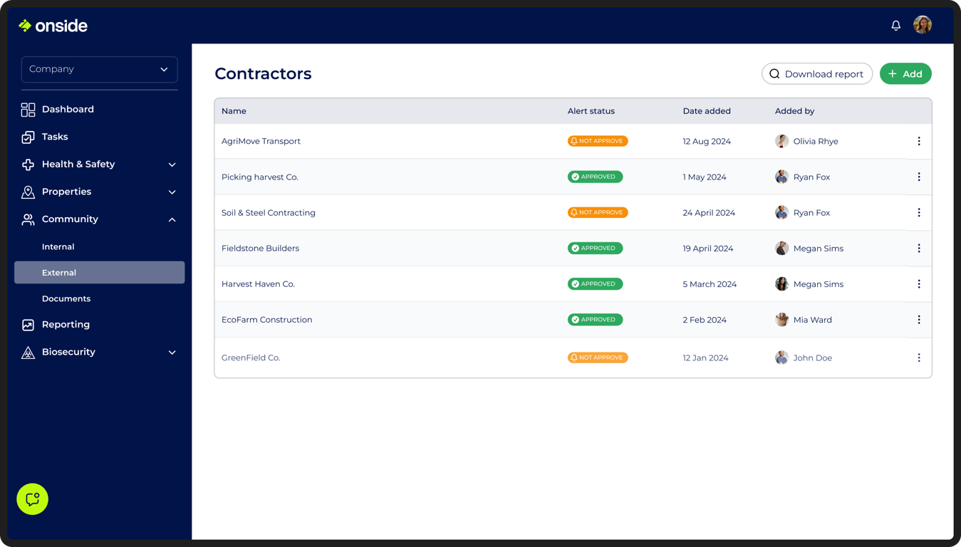 Safety Biosecurity And Contractor Management Software Onside safety-biosecurity-and-contractor-management-software-onside
